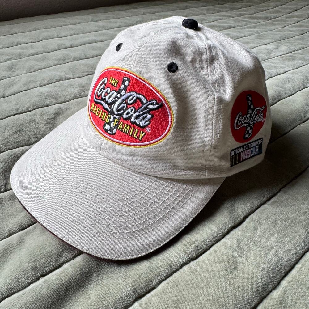 Vintage 2003 NASCAR The Coca-Cola Racing Family #21 Ricky Rudd Strapback Hat